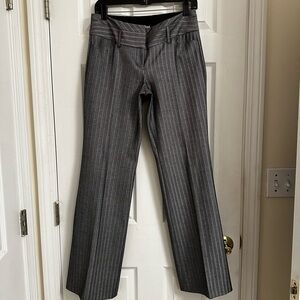 Express Editor Black and White Herringbone Pants Women’s Size 2R
